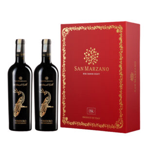 Hộp quà tặng 2 chai rượu vang Vindoro 24 Karat Gold